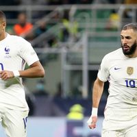 Mbappé et Benzema contre l'Espagne ( John Berry) ©Getty
