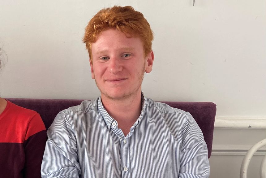 Mathieu Rateau, étudiant à Sciences Po à Poitiers, militant La France Insoumise.