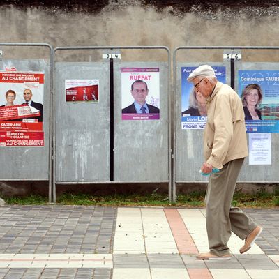 Ici affiches électorales de 2012