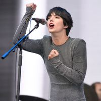 L'auteure-compositrice-interprète et actrice Sharon Van Etten en concert au Golden Gate Park le 29 octobre 2021 à San Francisco, Californie.