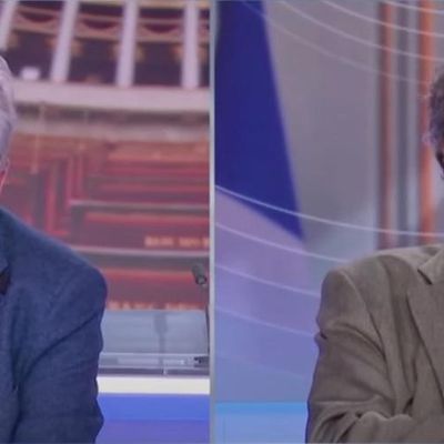 Daniel Cohn-Bendit et Luc Ferry débattant sur la Russie de Poutine, février 2022