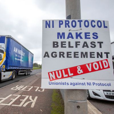 Le texte est notamment tenu pour responsable par ses détracteurs de difficultés d'approvisionnement en Irlande du Nord