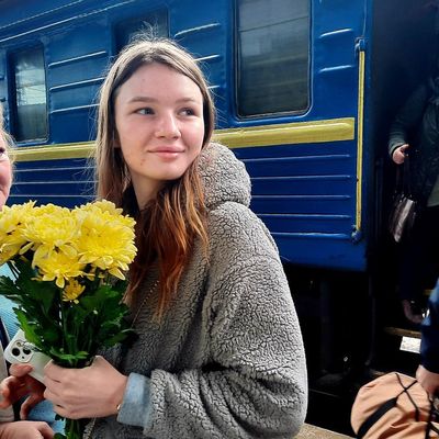 Ukraine, mai 2022. Retrouvailles à la gare de Kiev.