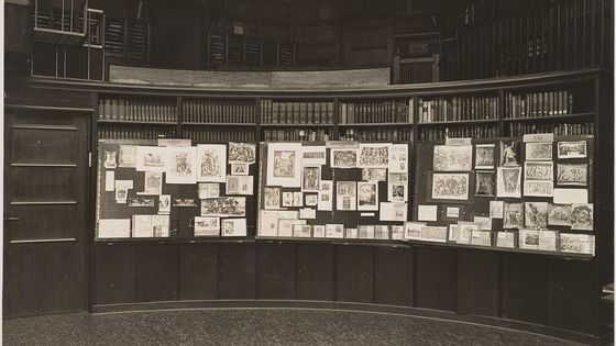 L'Atlas Mnémosyne dans la bibliothèque d'Aby Warburg ©Getty - Heritage Images