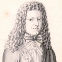 Portrait du compositeur Johann Kuhnau.