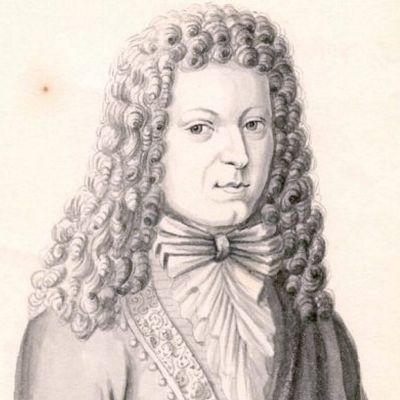 Portrait du compositeur Johann Kuhnau.