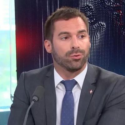 Julien Odoul (RN) dans les studios de franceinfo, le 10 mai 2022?