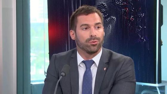 Julien Odoul (RN) dans les studios de franceinfo, le 10 mai 2022? - CAPTURE ECRAN / FRANCEINFO