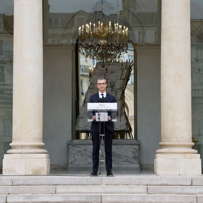 Le secrétaire général de l'Elysée a dévoilé la liste des ministres du nouveau gouvernement, 20 mai 2022