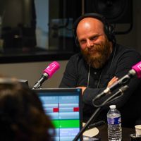 Thomas de Pourquery dans les studios FIP le 25 mai 2022