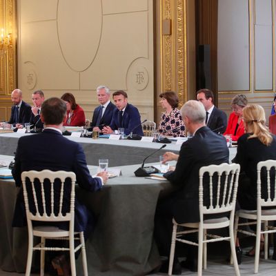 Le premier Conseil des Ministre du gouvernement Borne, le lundi 23 mai