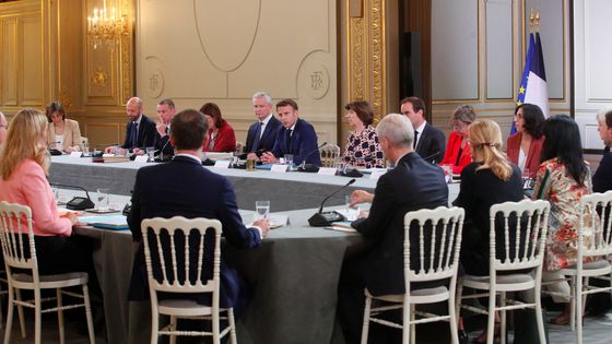 Le premier Conseil des Ministre du gouvernement Borne, le lundi 23 mai