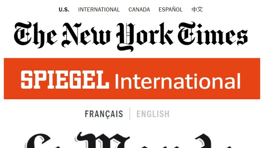 Pour élargir leur audience, les journaux écrivent dans la langue de leurs lecteurs étrangers.