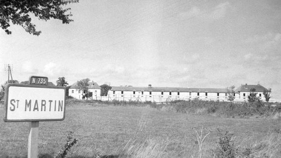 Prison de Saint-Martin-de-Ré, en octobre 1950, sur l'île de Ré. - Keystone-France - Gamma-Rapho