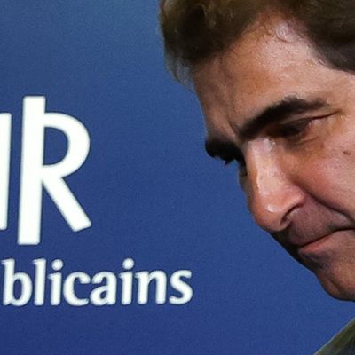 Christian Jacob, président des Républicains, à Paris le 7 mai 2022