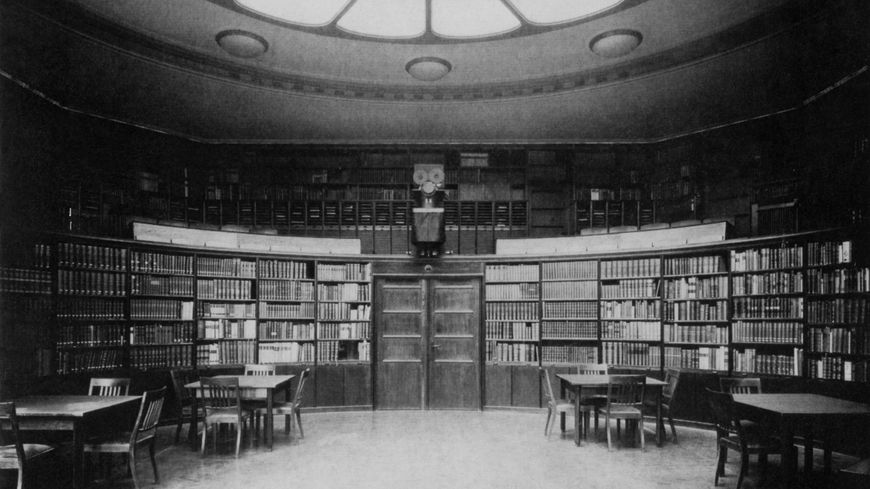 La bibliothèque d'Aby Warburg en 1926