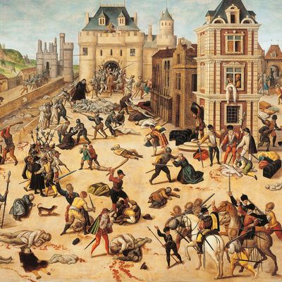 "Le Massacre de la Saint-Barthélemy" de François Dubois, peint vers 1572-1584 (Musée cantonal des Beaux-Arts de Lausanne)