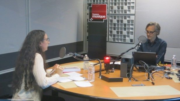 France Musique, studio 361 ... Charlotte Segond-Genovesi & Philippe Venturini (g. à d.)
