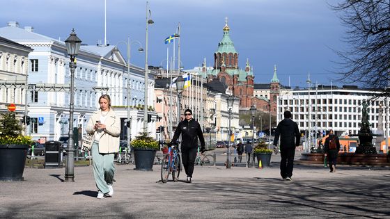 En Finlande, le parti de la Première ministre, Sanna Marin, a annoncé son soutien à une candidature de son pays à l'Otan. Elle doit être conclue ce dimanche. ©Maxppp - Marc OLLIVIER (PHOTOPQR/OUEST FRANCE/MAXPPP)