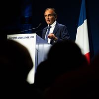 Éric Zemmour a lancé la campagne du parti Reconquête! samedi 7 mai à Paris.