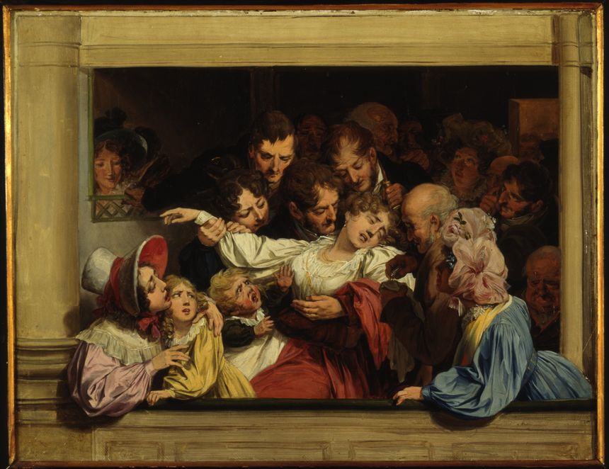 Louis Léopold Boilly, "L’Effet du mélodrame", vers 1830