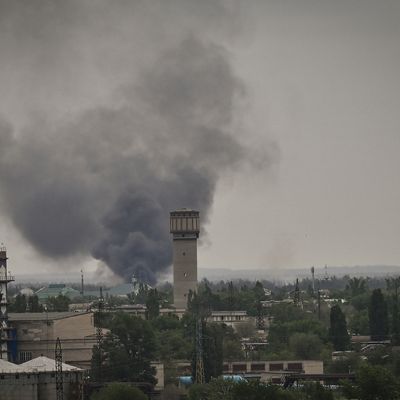 Bombardement sur Severodonetsk dans l'est de l'Ukraine