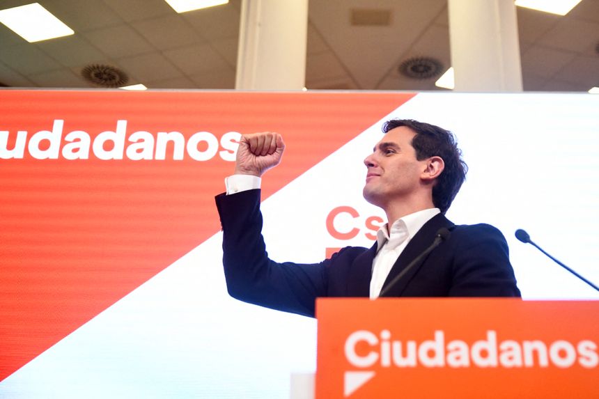 Albert Rivera annonce sa démission de la présidence de Ciudadanos le 11 novembre 2019