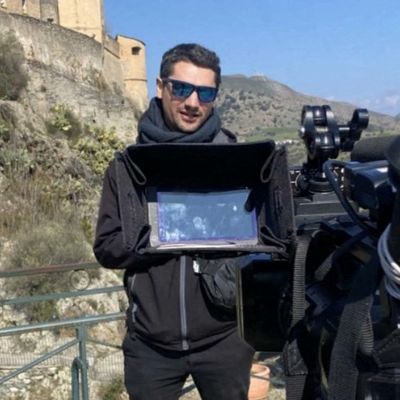 Le journaliste français Frédéric Leclerc-Imhoff lors d'un reportage pour BFMTV