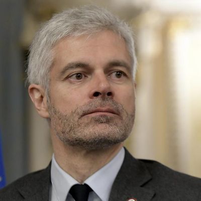 Le président de la région Auvergne-Rhône-Alpes, Laurent Wauquiez, à Lyon (Rhône) le 18 mars 2022