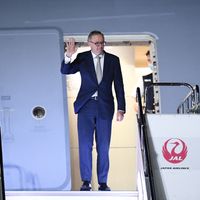 Le nouveau premier ministre australien Anthony Albanese à son arrivée au Japon le 23 mai, au lendemain de son élection.
