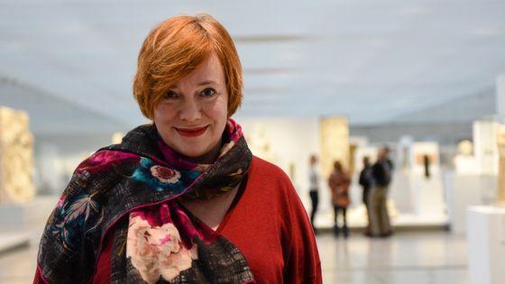 Marie Lavandier au Louvre-Lens, le 3 novembre 2016 ©AFP - Denis Charlet