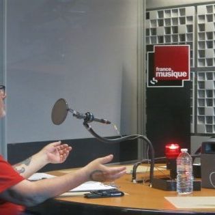 France Musique, studio 361 ... Philippe Olivier, docteur en histoire & Philippe Venturini, journaliste, producteur de l'émission (g. à d.)