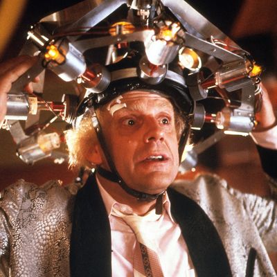Le docteur Emmett Brown (Christopher Lloyd), dans le film "Retour Vers Le Futur".