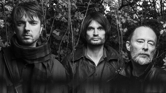 Les musiciens Thom Yorke, Jonny Greenwood et Tom Skinner - Alex Lake