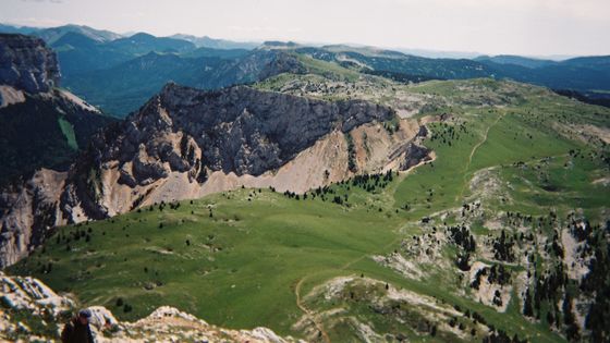 Vue des hauts plateaux depuis le Grand Veymont - Antoine de Baecque