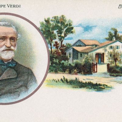 Souvenir de la maison natale de Giuseppe Verdi (Le Roncole - Busseto, 10 octobre 1813 - Milan, 27 janvier 1901)