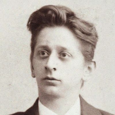 Portrait du compositeur Alexander von Zemlinsky (Vienne, 14 octobre 1871 – New York, 15 mars 1942) vers 1900, artiste anonyme. Collection privée