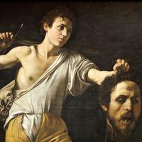 David avec la tête de Goliath, vers 1600-1601, huile sur toile