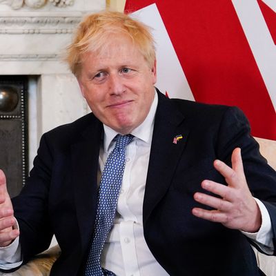 Le Premier ministre britannique Boris Johnson le 6 juin 2022 à Londres