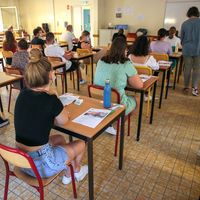 Dans une salle de classe à Valence (Drôme), le 17 juin 2021.