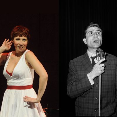 Isabelle Georges (@JEAN-FRANCOIS MONIER / AFP) et Gilbert Bécaud