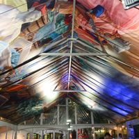 Le « projet Anthropocène » à la Maison Mongrel pendant le Festival international du film de Toronto 2018, 6 septembre 2018, Toronto (Canada)