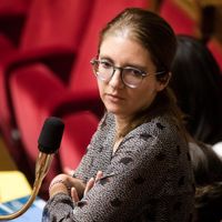 La cheffe de file des députés LREM Aurore Bergé, à l'Assemblée nationale le 28 juillet 2020.