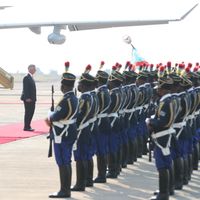 Le roi Philippe est arrivé mardi 7 juin à Kinshasa pour une visite d’une semaine en République démocratique du Congo, ancienne colonie belge.