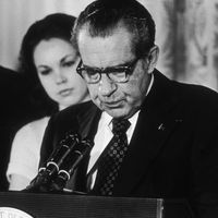 Richard Nixon le 9 août 1974