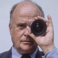 Jean Rouch au Festival international du film de Venise en 1984