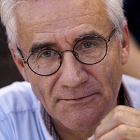 Le philosophe André Comte-Sponville le 7 novembre 2015 à Brive-la-Gaillarde