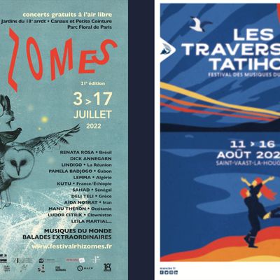 Festival Rhizomes et Les Ballades extraordinaires, le Festival Métis Plaine Commune, le Festival les Suds à Arles et le Festival des Traversées Tatihou