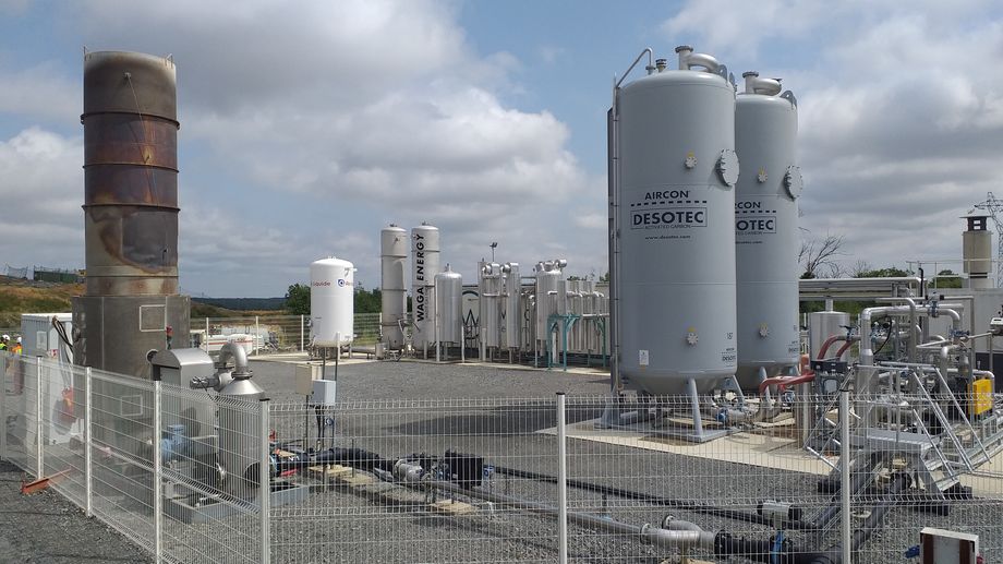 A Gournay, la d�chetterie abrite aussi une unit� de production de biom�thane