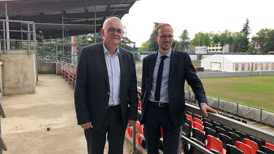 Ligue 2 : on fait le point sur l'avancement des travaux de mise aux normes du stade le Basser de Laval